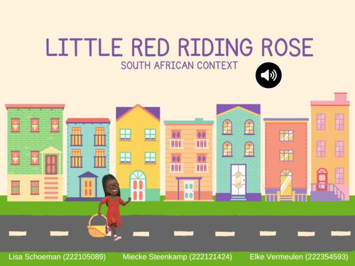 Book Creator | Little Red Riding Rose