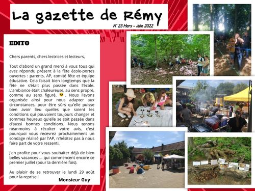 Gazette juin 2022