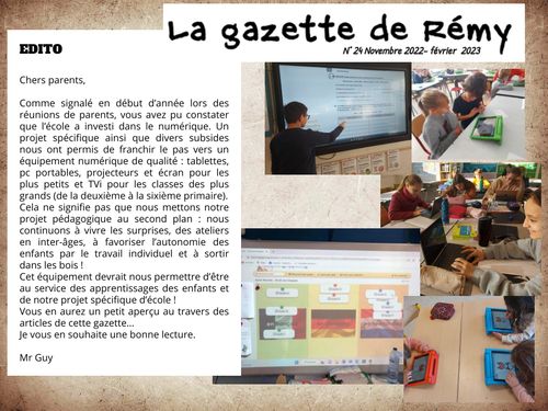 Gazette novembre 2022
