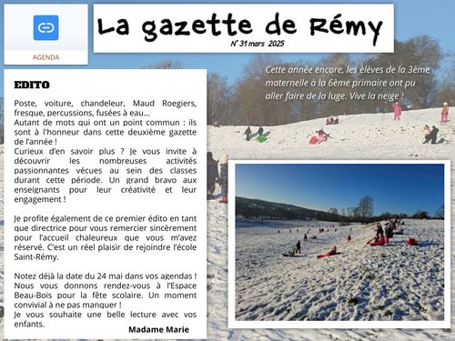 Gazette mars 2025