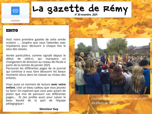 gazette novembre 2024
