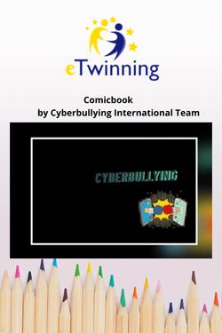 Cyberbullying eTwinning Project Comicbook