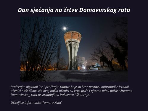 Dan sjeanja na rtve Domovinskog rata