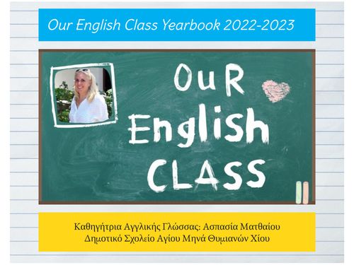 Our English Class Yearbook 2022-2023