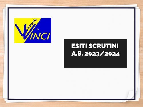 Esiti scrutini finali a.s. 2023/2024