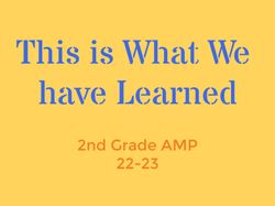 by 2nd Grade AMP 22-23