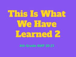 by 4th Grade AMP 20-21