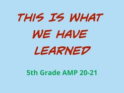 by 5th Grade AMP 20-21