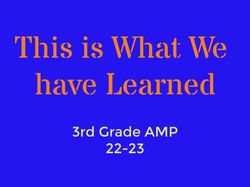 by 3rd Grade AMP 22-23
