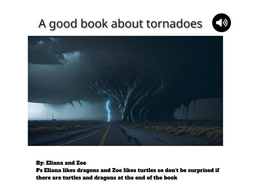 Book Creator | A Good Book about Tornadoes