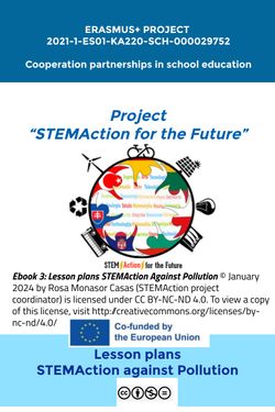 Ebook 3: Lesson plans STEMAction Against Pollution