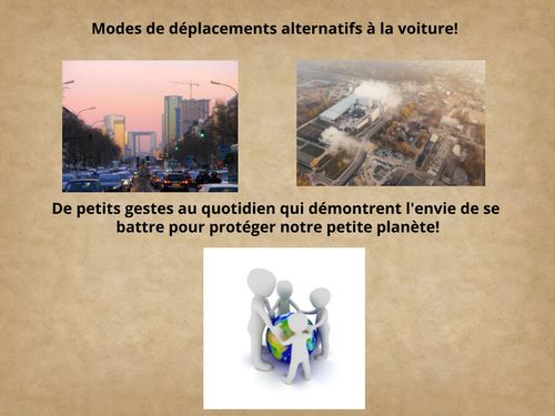 Modes de déplacements alternatifs à la voiture, de petits gestes au quotidien qui peuvent contribuer à la protection de l'environnement!