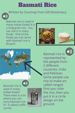 Book Creator | All About Rice
