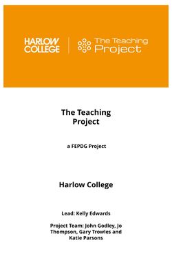 The Teaching Project