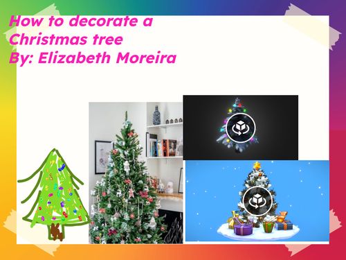 Book Creator | How to Decorate a Christmas Tree