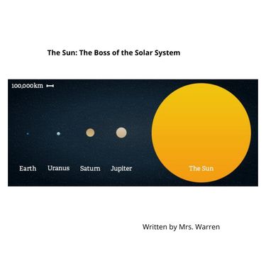 Book Creator | The Sun: The Boss of the Solar System