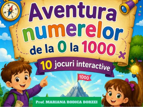 Aventura numerelor de la 0 la 1000