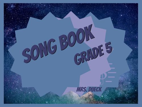 Song Book Grade 5