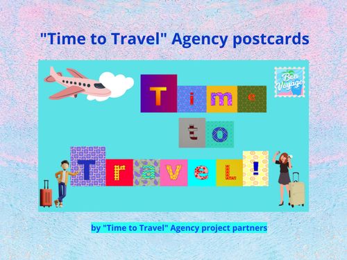 "Time to Travel" Agency postcards