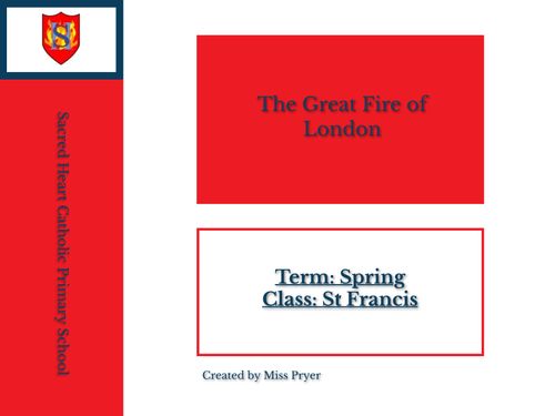 Year 2 Great Fire of London
