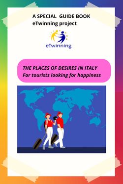 The places of desires in Italy