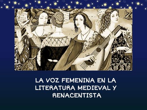 Poesía femenina en la literatura medieval y renacentista
