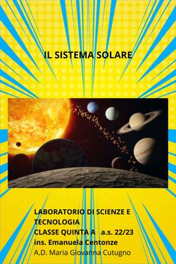 Book Creator Il Sistema Solare