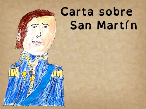 Carta sobre San Martín