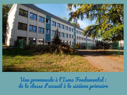Promenade au fil des années de l'école fondamentale