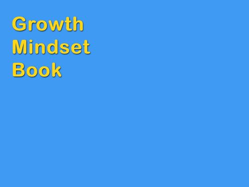 Growth Mindset Book