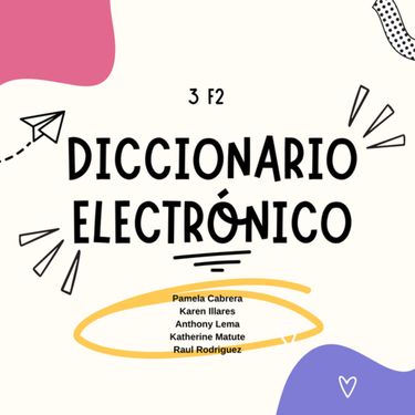 Book Creator | Diccionario Electrónico 3F2