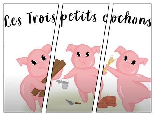 Book Creator Les Trois Petits Cochons