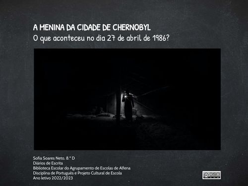 A menina da cidade de Chernobyl