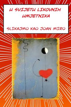 U svijetu likovnih umjetnika (Joan Miro)