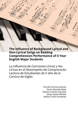 Book Creator | The Influence of Background Lyrical and Non-Lyrical ...