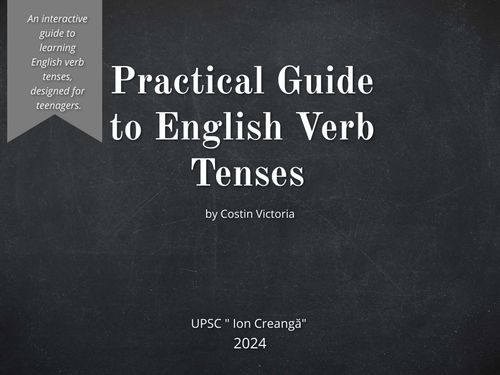 Book Creator | Practical Guide to English Verb Tenses