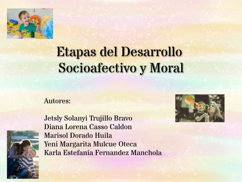 Book Creator | Etapas del Desarrollo Socioafectivo y Moral