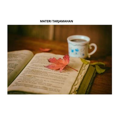 MATERI TARJAMAHAN Kelas X