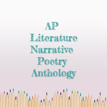 Book Creator Ap Literature Narrative Poetry Anthology