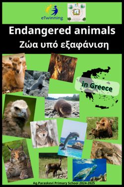 Endangered Animals in Greece