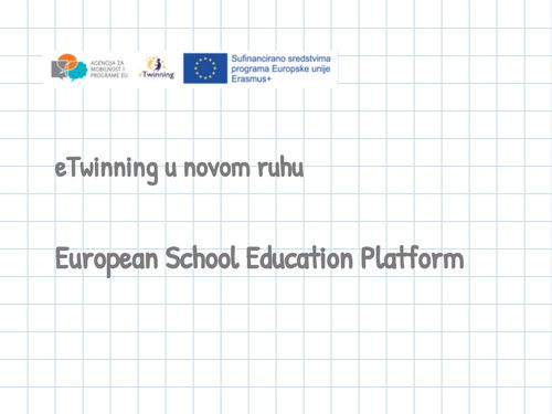 eTwinning u novom ruhu 