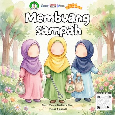 Membuang sampah