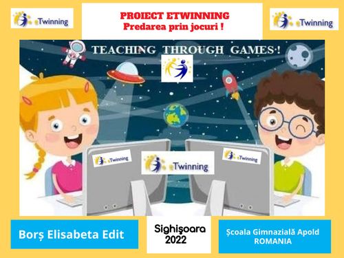 TEACHING THROUGH GAMES! - etwinning project