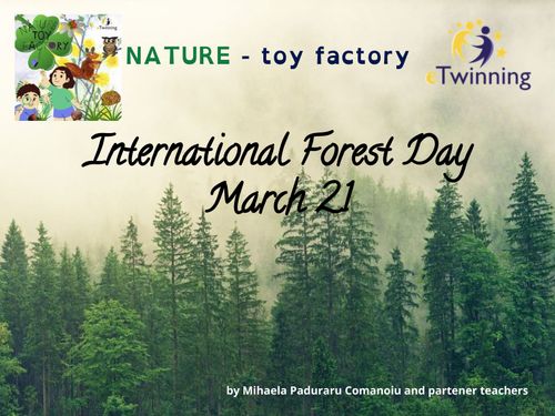 NATURE – toy factory: International Forest Day- March 21