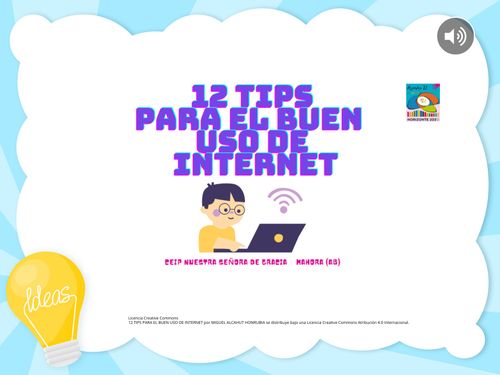 12 TIPS PARA EL BUEN USO DE INTERNET