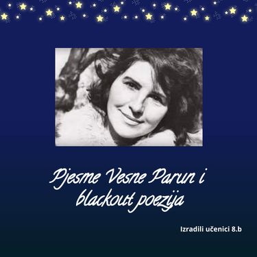 Pjesme Vesne Parun i blackout poezija