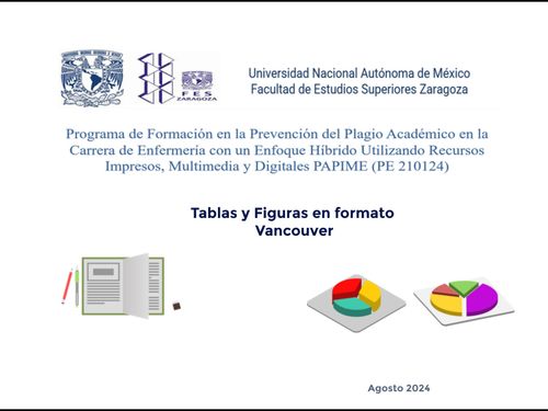 Tablas y figuras en formato Vancouver