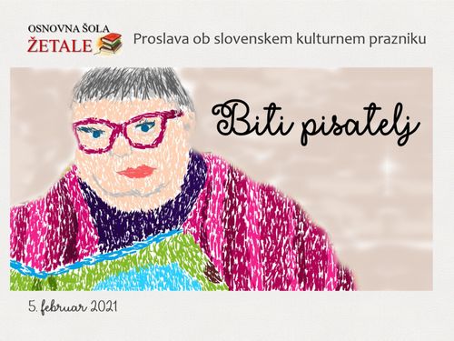 Biti pisatelj - Likovna razstava ob slovenskem kulturnem prazniku
