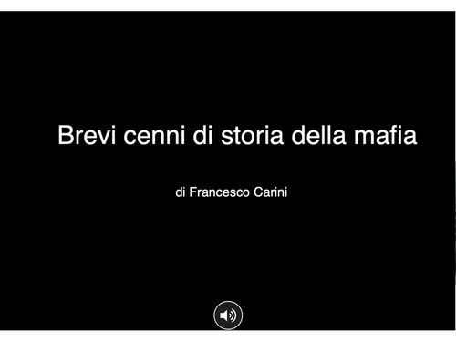 Brevi cenni di storia della mafia