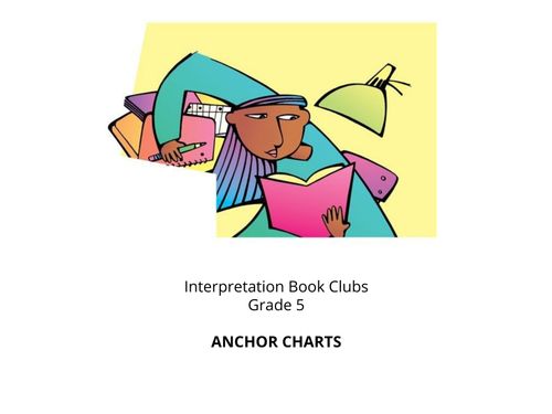 Book Creator | Anchor Charts ~ Interpretation Book Clubs